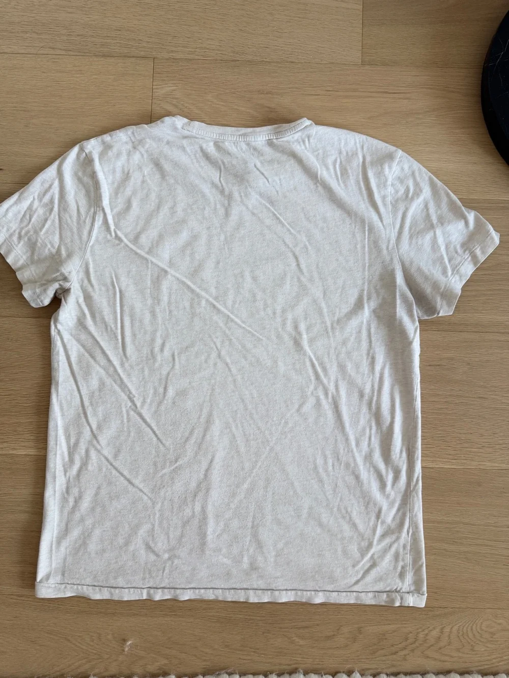 Polo by Ralph Lauren Light White Crew Neck Tee with Pony Logo